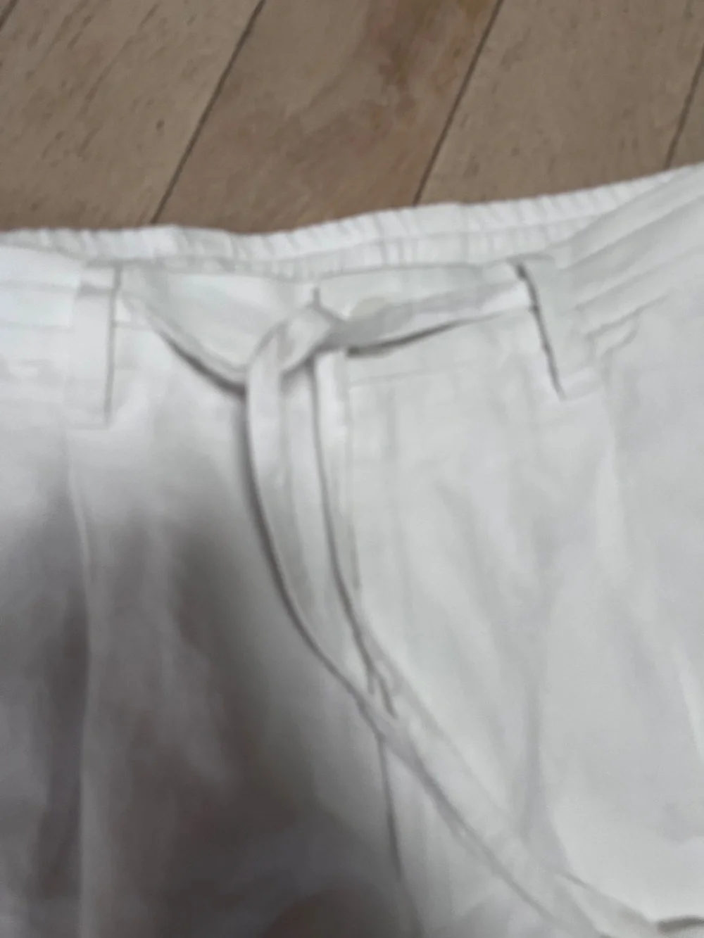 J Crew Murano Lucas Fit Pants Mens 39x30 White  Baird McNutt Irish Linen Blend